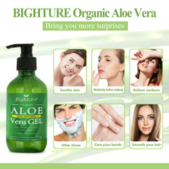 BIGHTURE Aloe Vera Gel for hair moisture and shine