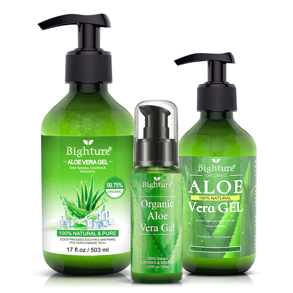 BIGHTURE Aloe Vera Gel for sun exposure relief