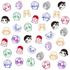Bigirl Demon Hunters stampers pattern 04 great for piñata fillers and crafts.