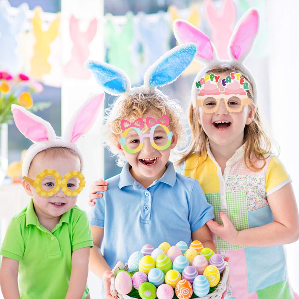 BigOtters Easter egg hunt glasses, playful prop for games and photos