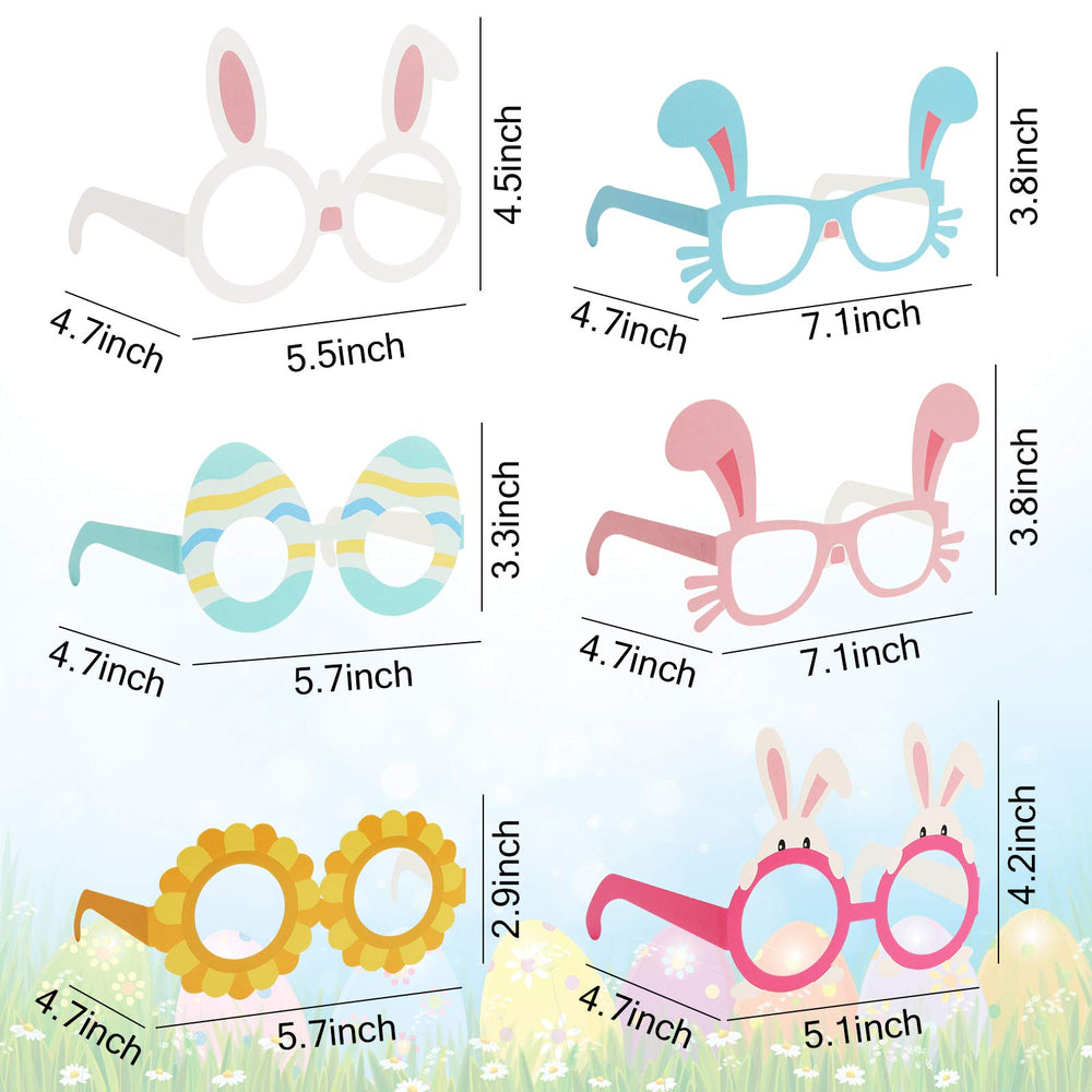 BigOtters sunflower glasses, bright decorative prop for Easter