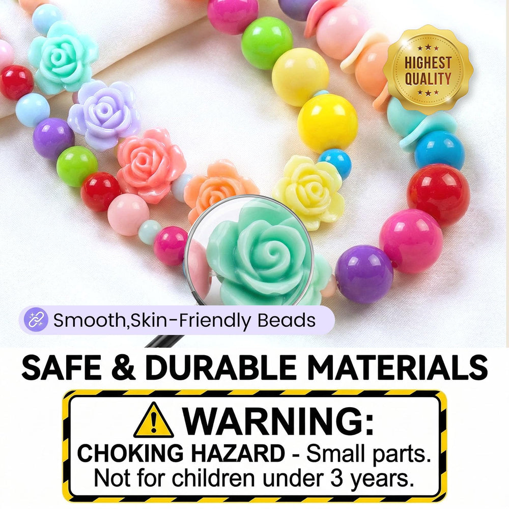 BigOtters Toddler Bracelet: colorful beads for creative mix-and-match looks