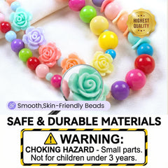 BigOtters Toddler Bracelet: colorful beads for creative mix-and-match looks