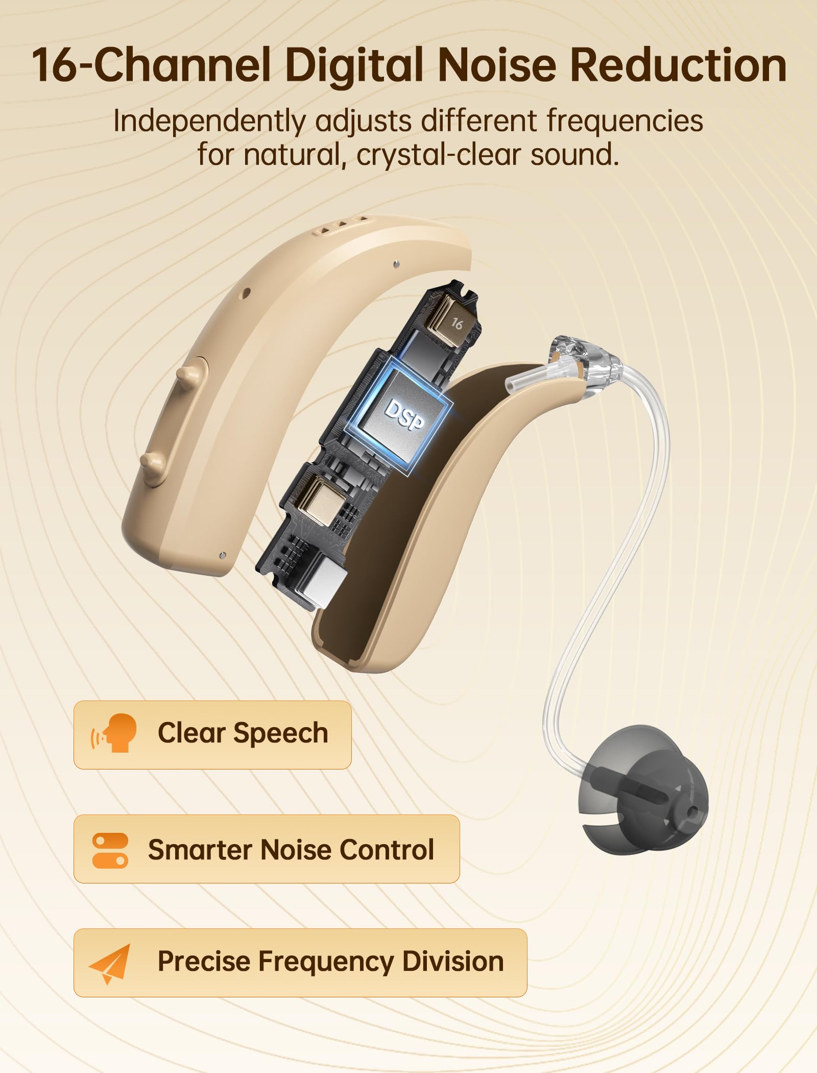 Bigprot hearing aids with magnetic charging case ready for travel and daily use.