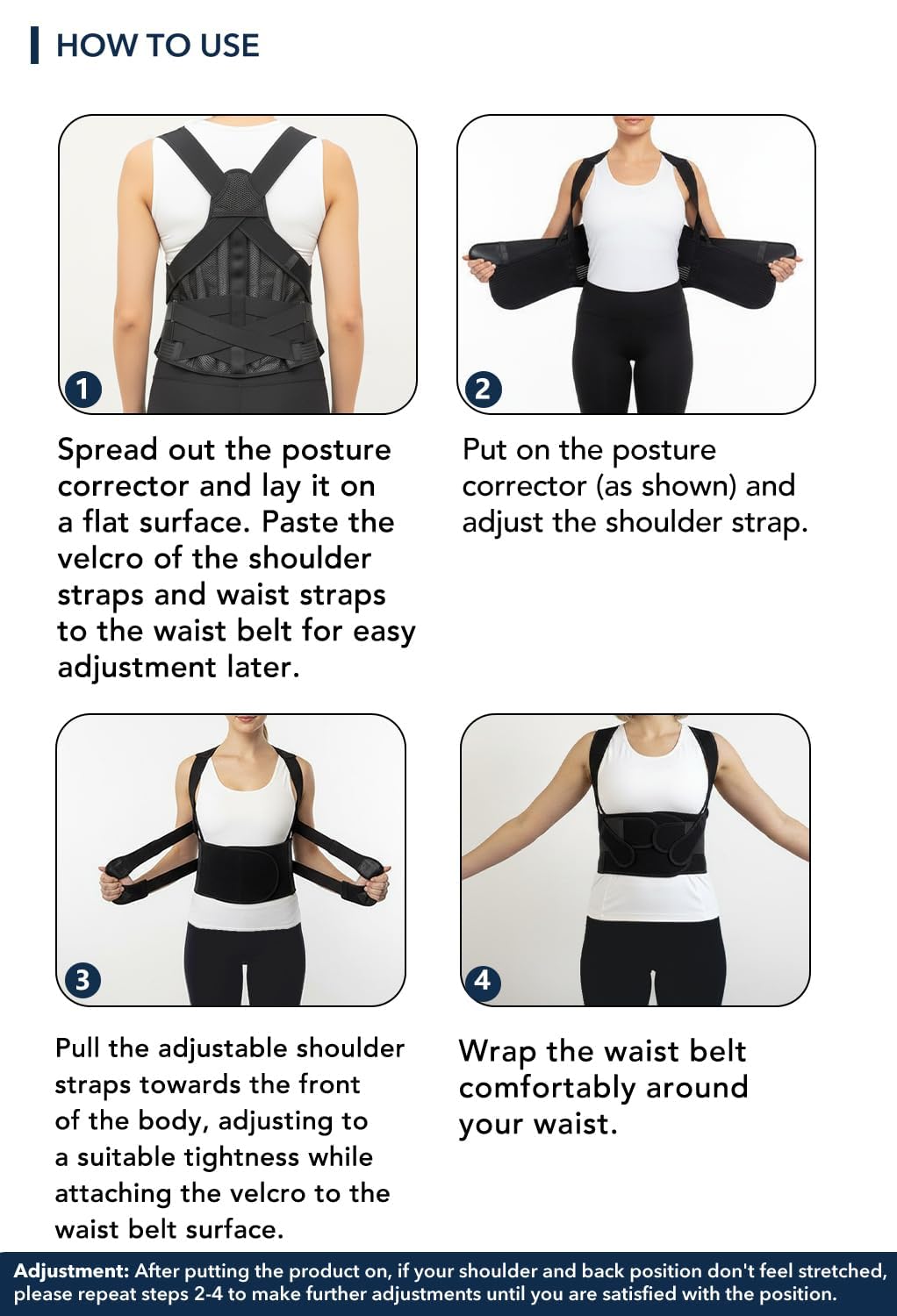 BIGROSE supports daily movement with discreet under-clothes comfort.