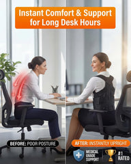 BigRose X-Power shoulder straps realign posture and relieve stress.