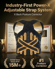 BIGROSE X-Power Strap Architecture creates a secure, contoured back fit.