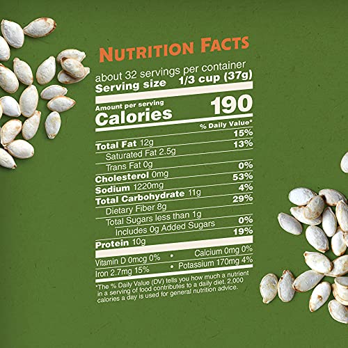 BIGS pumpkin seeds close-up of golden kernels for a satisfying protein-packed crunch.