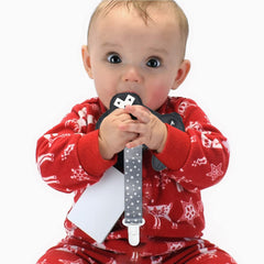 BIGSPINACH baby-joystick-teether offers textured surfaces for curious little hands