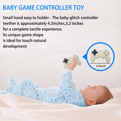 BIGSPINACH remote control teether designed for easy grabbing and exploration.