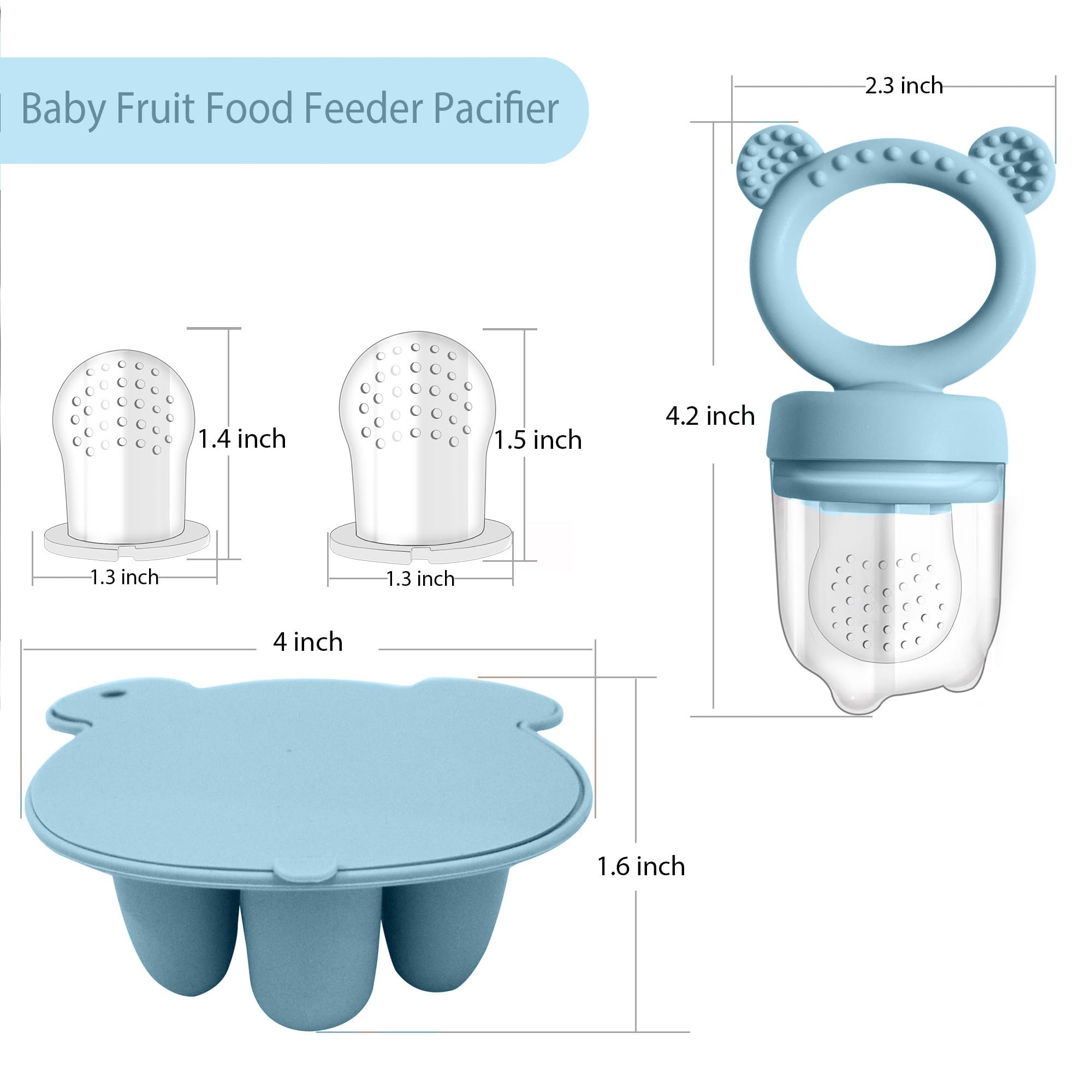 BIGSPINACH teething relief and feeding versatility in one mold.