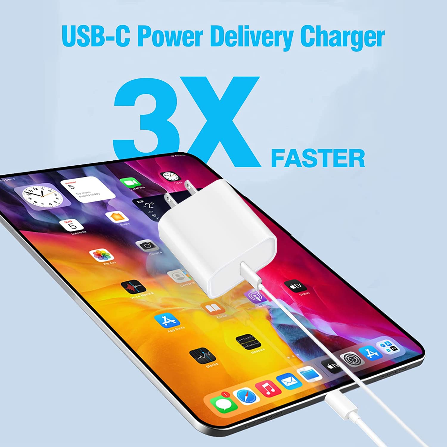 BikeAnything iPad Pro connection test showing fast charging and data syncing capability.