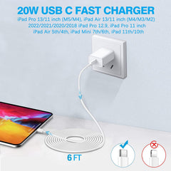 BikeAnything MFi certified USB-C cable six feet enables safe charging and data transfer.