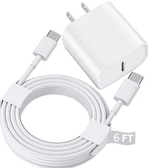 BikeAnything USB-C fast charger wall block for quick iPad charging at home or travel.