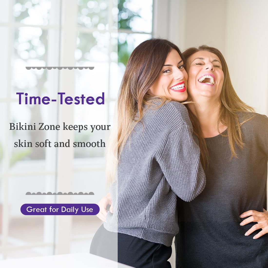Bikini Zone transparent gel demonstrates precise application