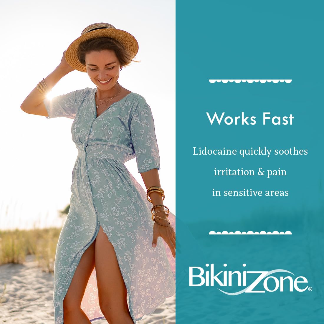 Bikini Zone cooling-sensation instant-comfort after shaving.