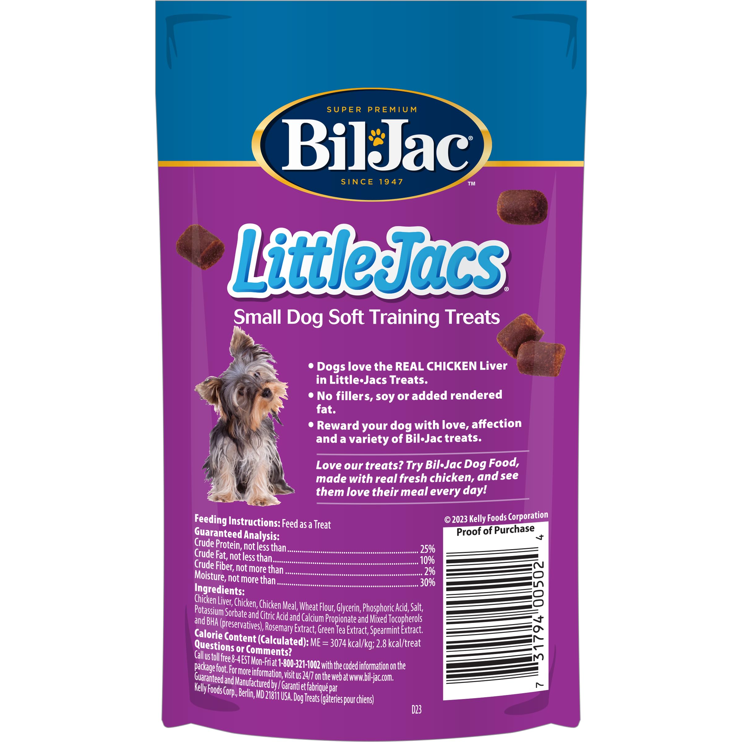 Little Jacs soft morsels close-up, highlighting soft texture ideal for gentle chewers