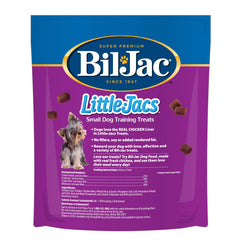 Bil-Jac Little Jacs training treats close up with chicken liver aroma.