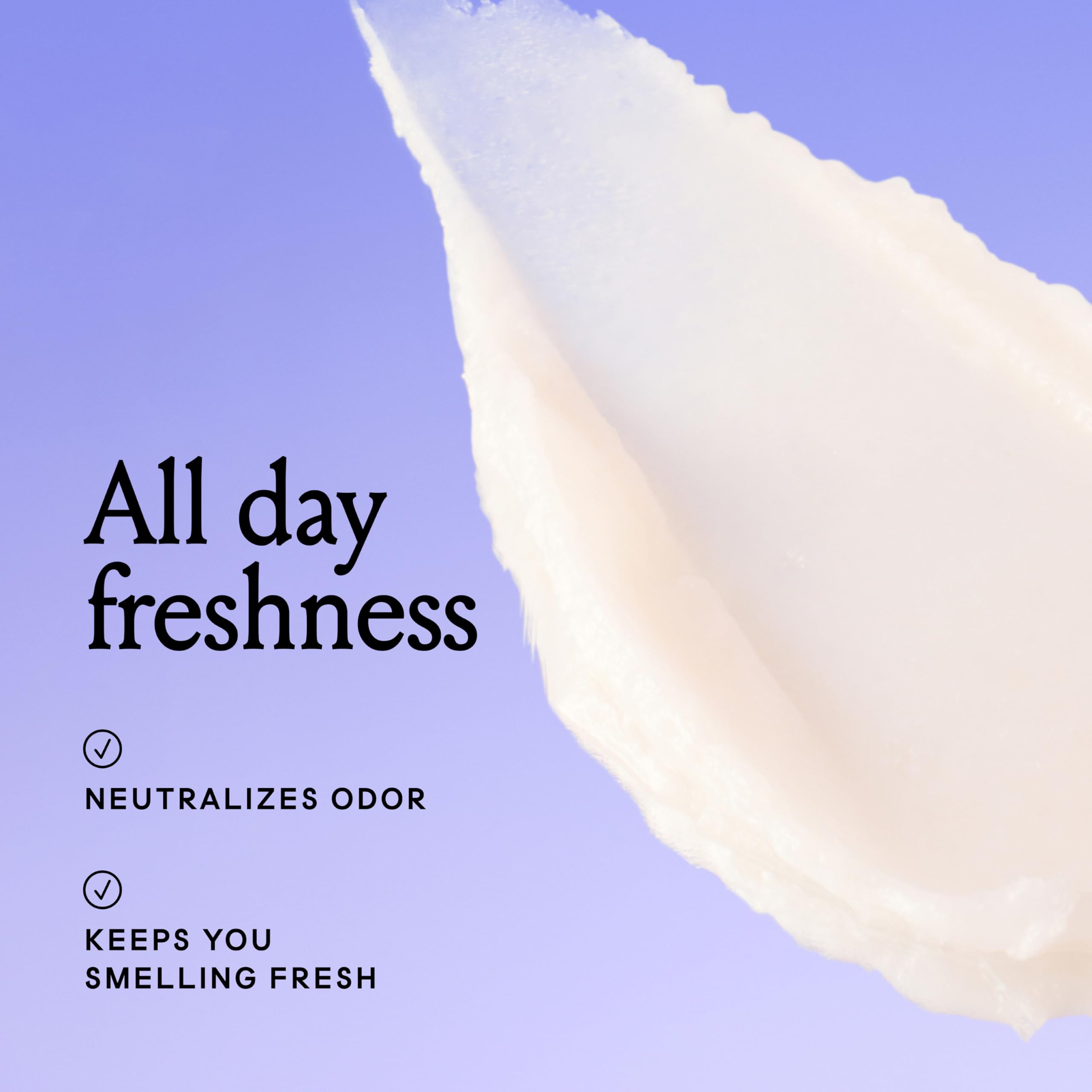 Billie All Day Deodorant Lavender Milk scent notes highlight lavender with pink pepper accents.