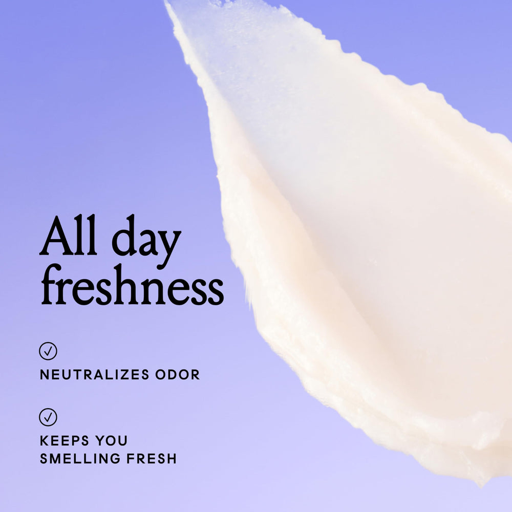 Billie All Day Deodorant Lavender Milk scent notes highlight lavender with pink pepper accents.
