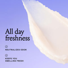 Billie All Day Deodorant Lavender Milk scent notes highlight lavender with pink pepper accents.