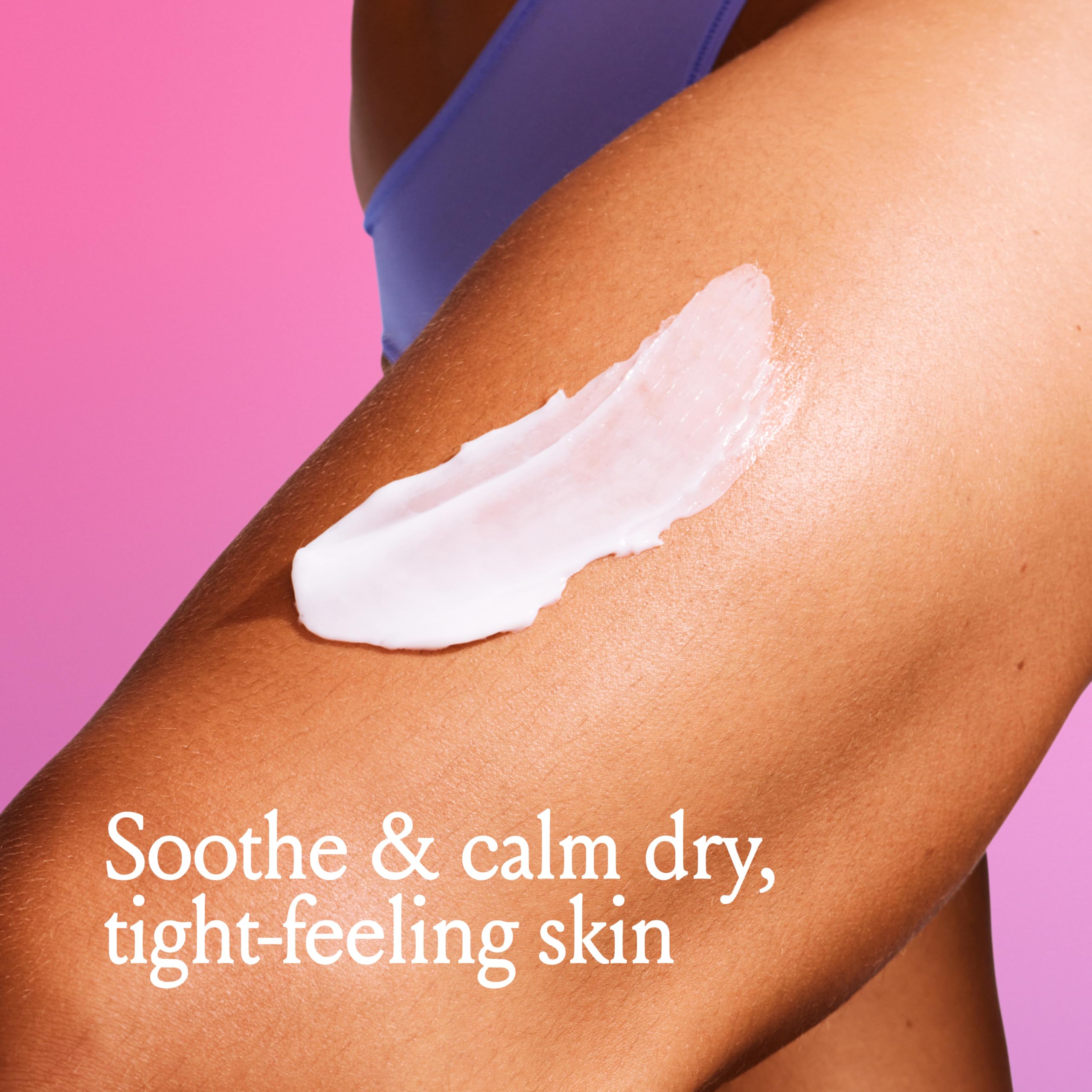 Billie Bounce texture closeup shows quick-absorbing formula for dry skin.