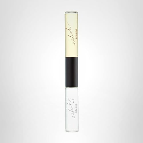 Billie Eilish dual fragrance display, versatile for day or night wear.
