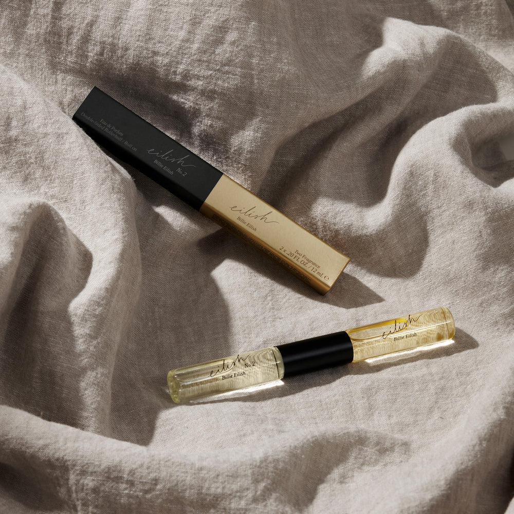 Billie Eilish No. 2 travel-size rollerball bottle for convenient touch-ups.