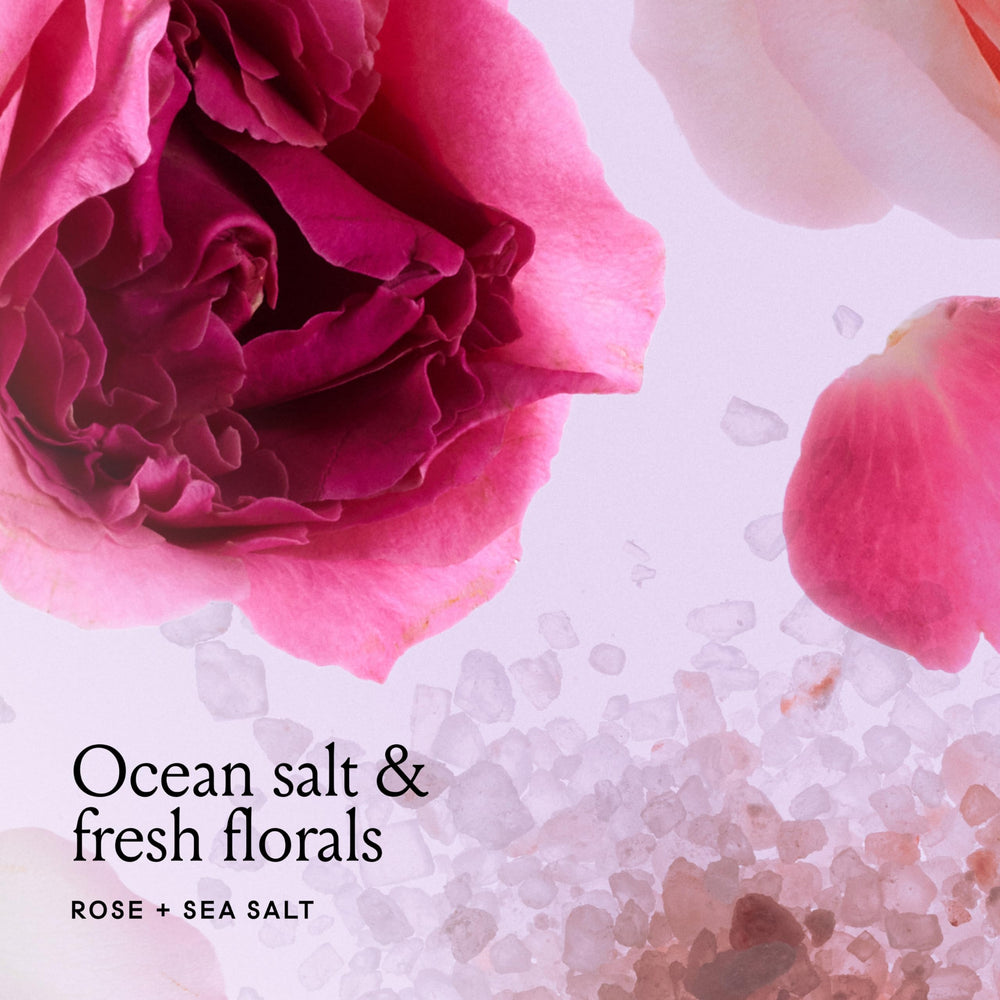 Sea salt texture detail from Billie exfoliating body wash.