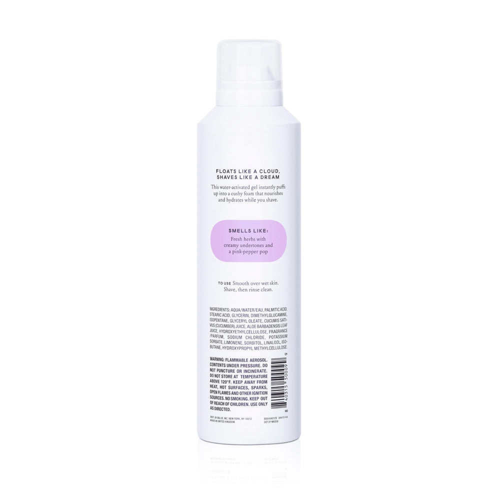 Billie SkyFoam Shave Gel 3-pack keeps your shave kit stocked.