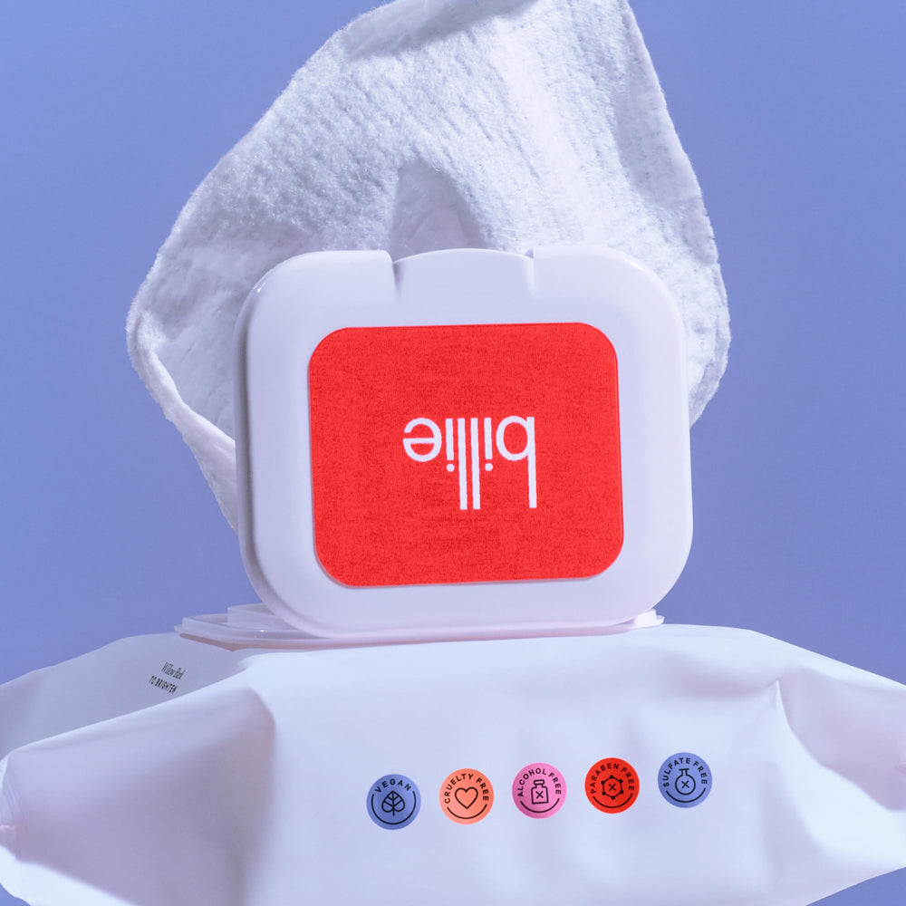Billie Wonder Wipes woven texture lifts dirt and oil with every swipe.