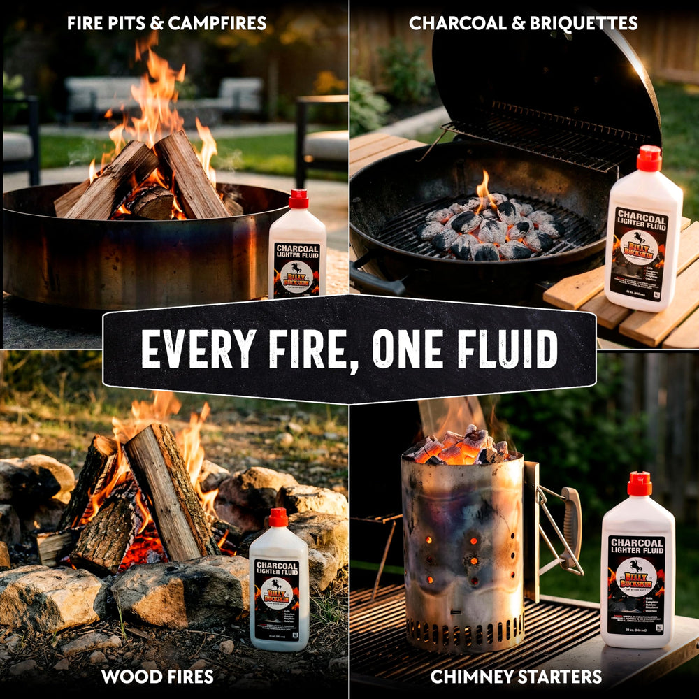 USA-made Billy Buckskin bottle label emphasizes quality and reliability.