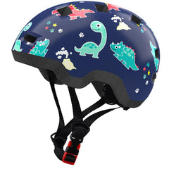 Bimalsic toddler helmet with 12 vents for cool rides and active play.