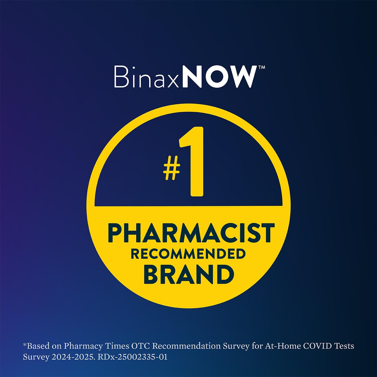 BinaxNOW combo test age guide 2-13, adult supervision for younger children.