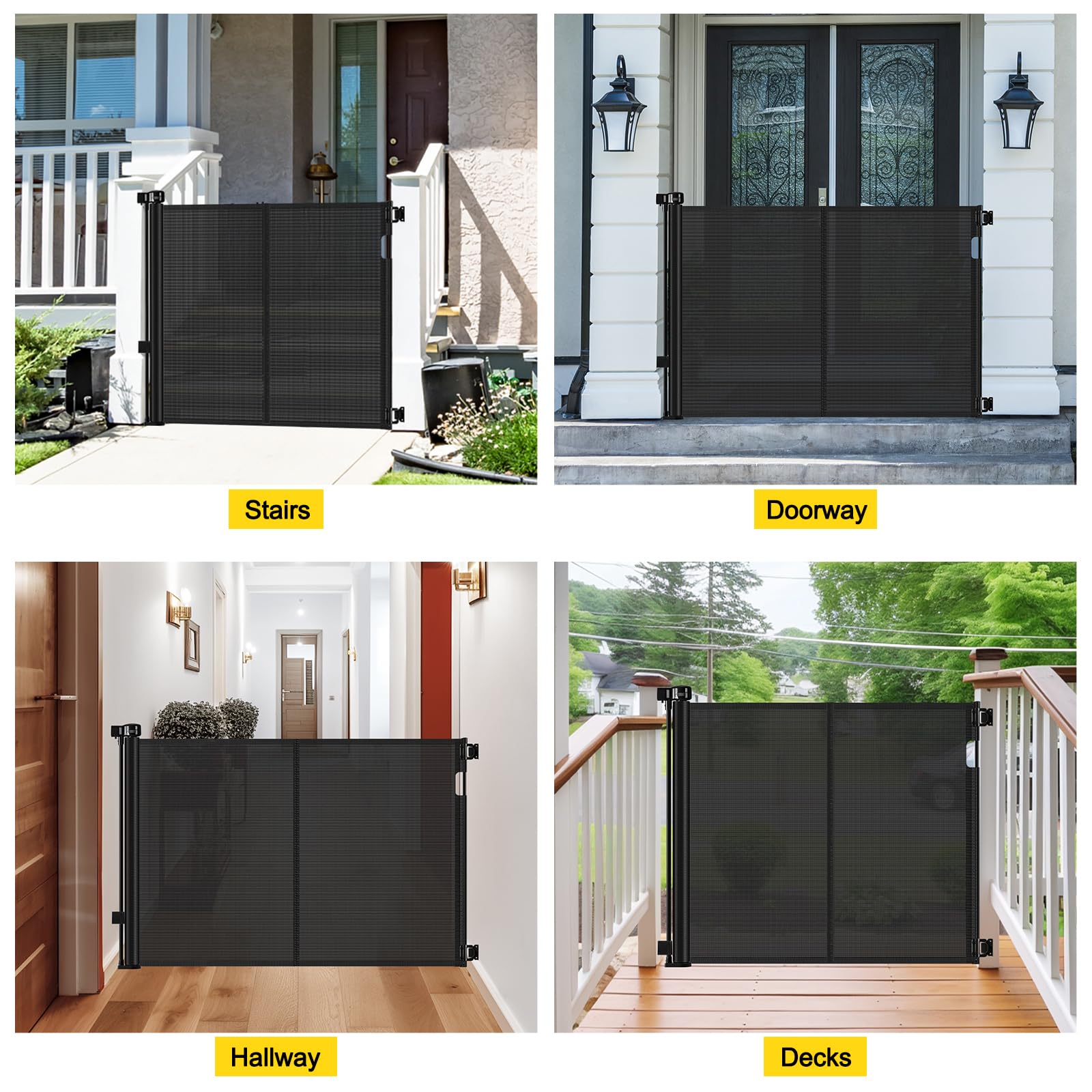 Bingguz adjustable bracket fits various baseboards for indoor or outdoor setup