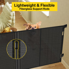 Bingguz extra-tall 42-inch height keeps toddlers and pets inside
