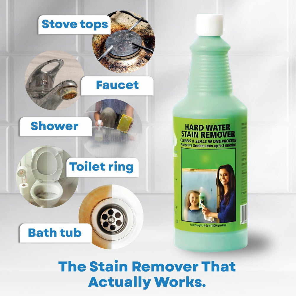 Bio-Clean tile and glass cleaning reveals brighter, clearer surfaces.
