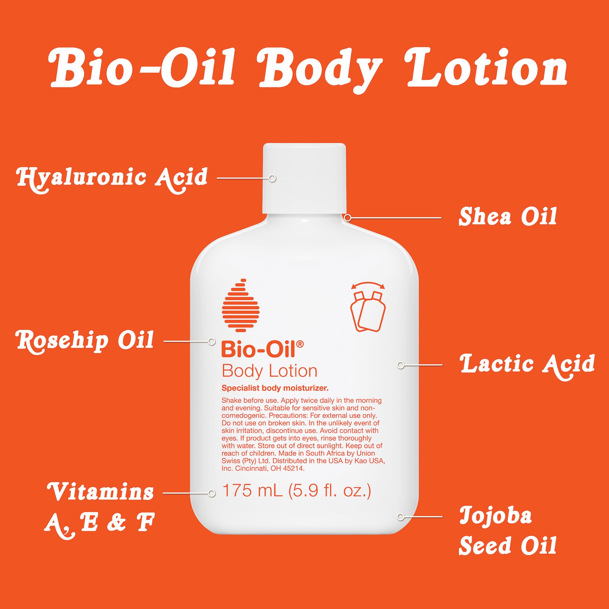 Bio-Oil Body Lotion with Hyaluronic Acid for daily moisture retention