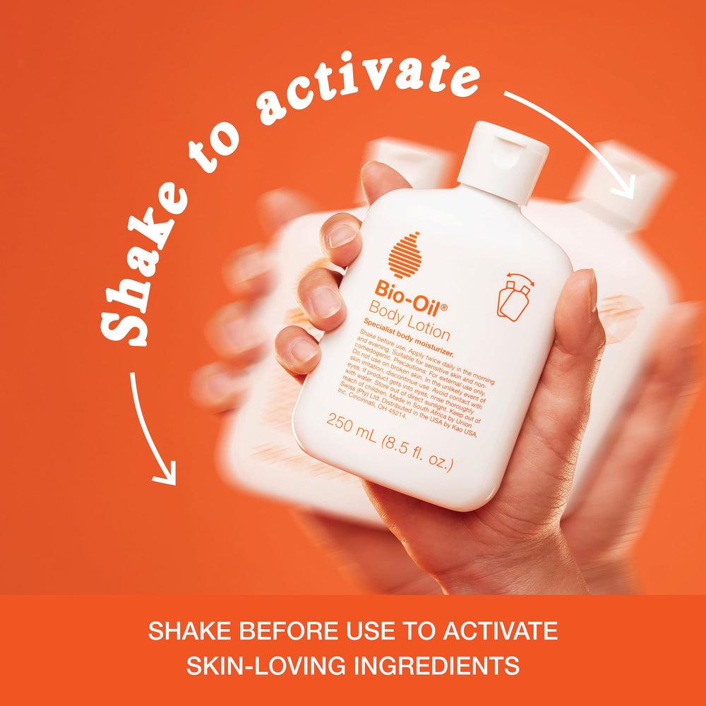 Bio-Oil Body Lotion ingredients like Shea Oil and Rosehip for nourished skin