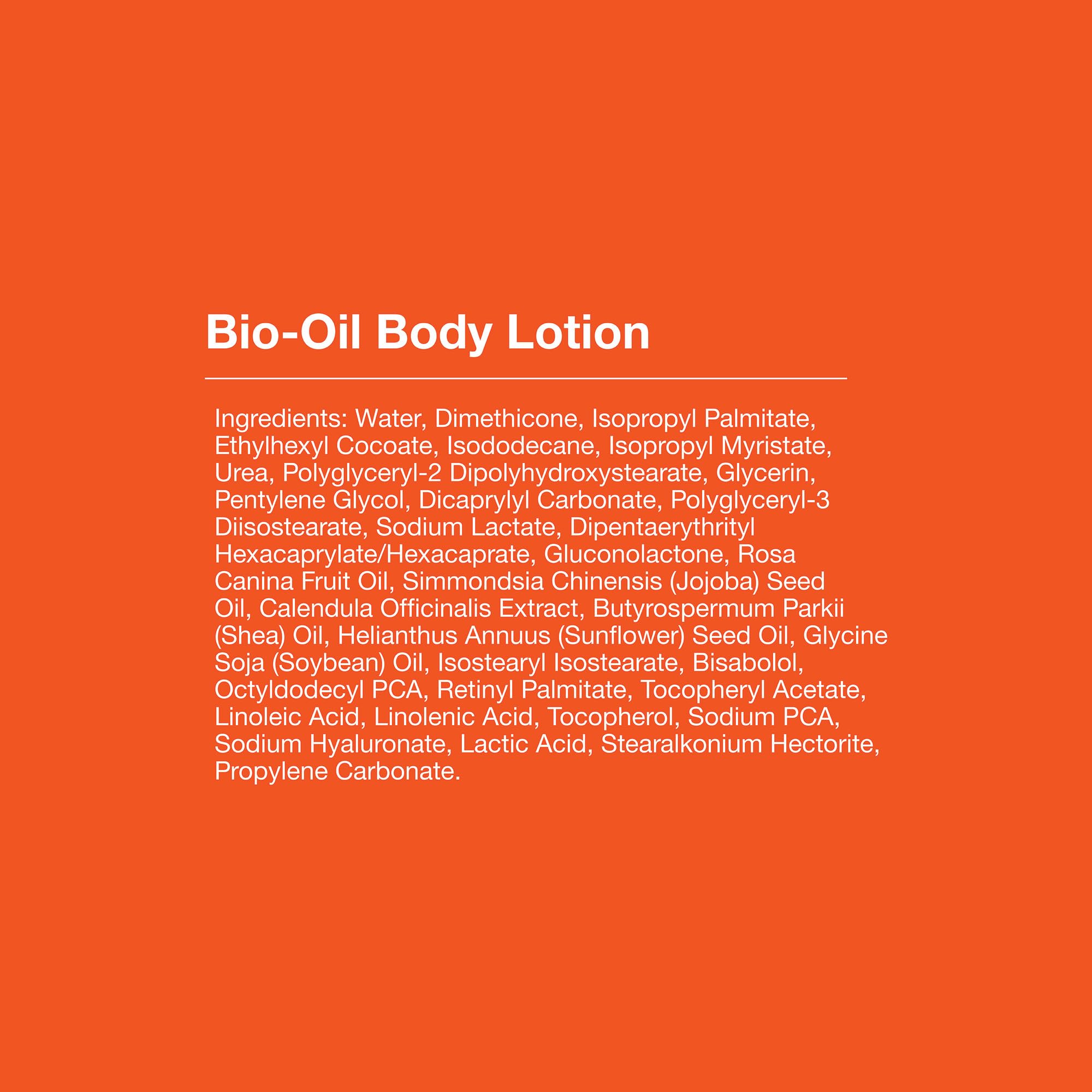 Bio-Oil Body Lotion vegan, paraben-free, cruelty-free and recyclable packaging