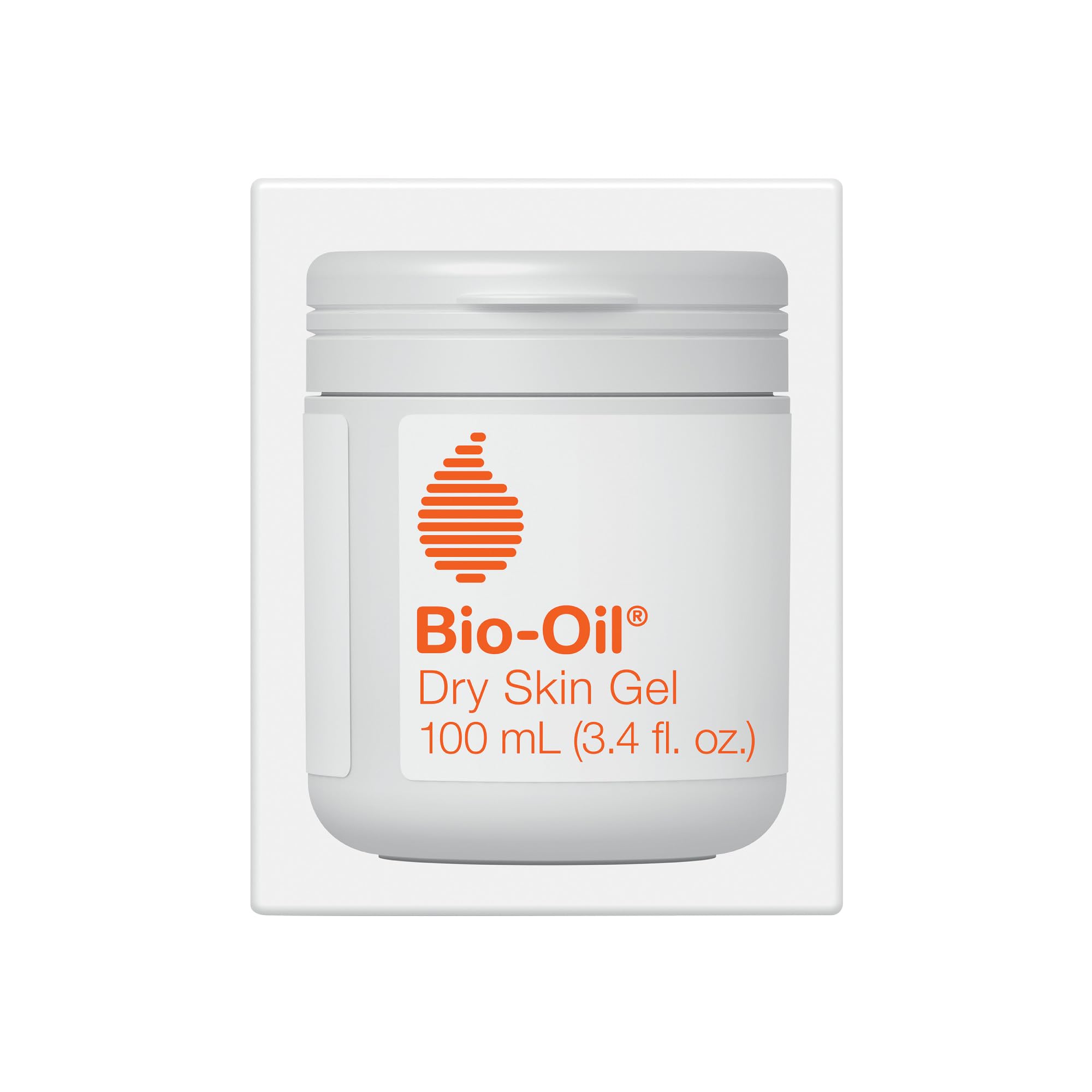 Bio-Oil Dry Skin Gel bottle illustrating fast hydration for dry skin.