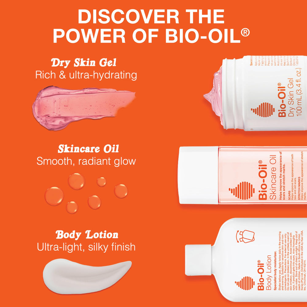 Bio-Oil travel-size pack is convenient for busy routines.
