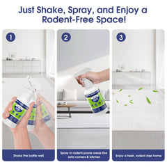 BIO YOLO Rodent Repellent Spray outdoors protecting garden and garage spaces.