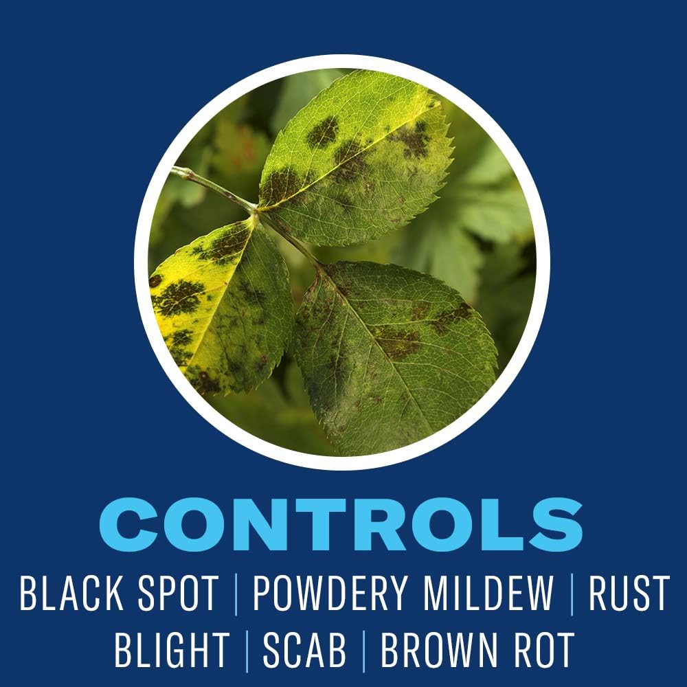 BioAdvanced 3-in-1 label close-up showing active ingredients for reliable garden care.