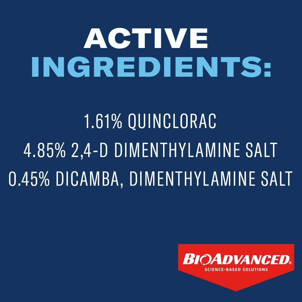 BioAdvanced All-In-One is rainproof in one hour for reliable results.