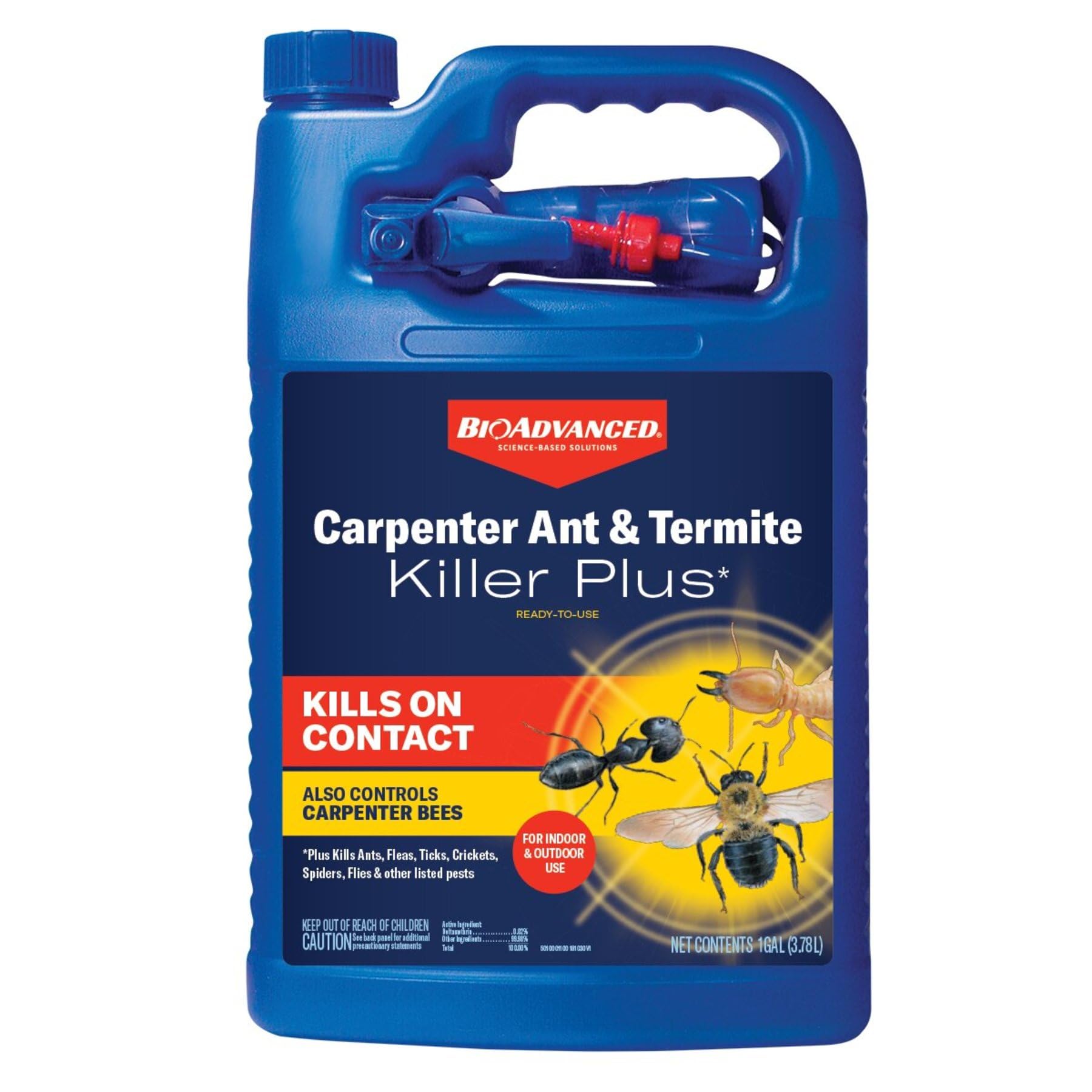 BioAdvanced pump-sprayer bottle enables easy indoor and outdoor pest control.