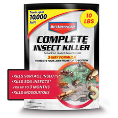 Coverage of BioAdvanced Complete Insect Killer up to 10,000 square feet