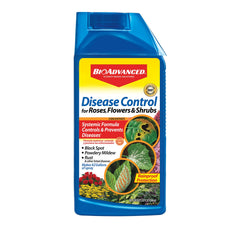 BioAdvanced Disease Control 32oz bottle for easy spraying protects roses.