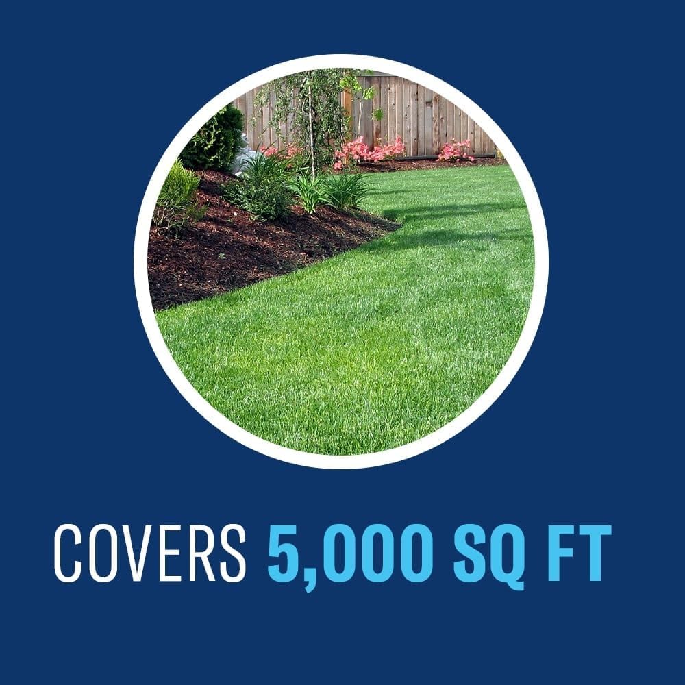 BioAdvanced Fungus Control covers 5,000 sq ft with rainproof protection.