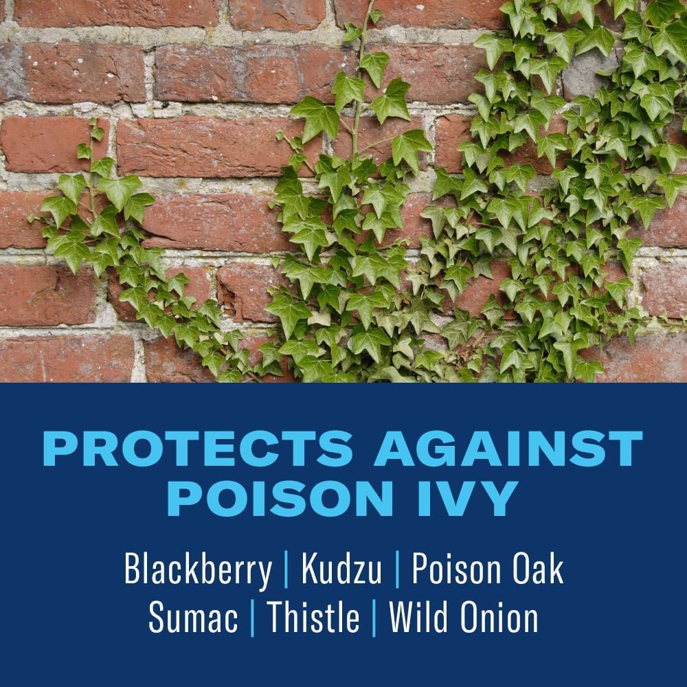 BioAdvanced Kudzu Killer Spray tackling dense, invasive vines at the edge of a lawn.